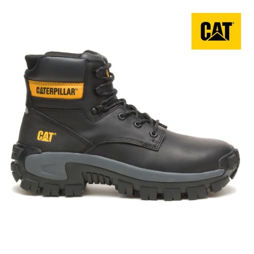 Pánské Pracovní Boty Caterpillar Invader Hi Steel Toe Černé (CZ-9RAV)